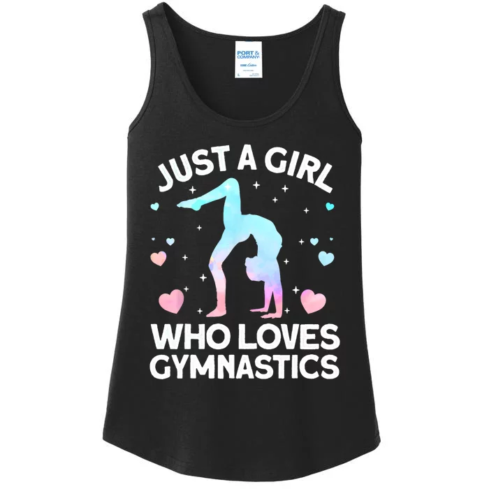 Cool Gymnastics Art For Women Girls Gymnastics Gymnast Coach Ladies Essential Tank