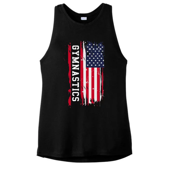 Cheerleader & Gymnastics And Gymnast Ladies Tri-Blend Wicking Tank