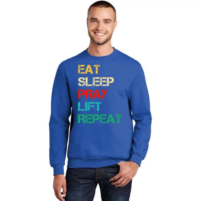 Christian Gym And Jesus Gym For Eat Sleep Pray Repeat Gift Sweatshirt