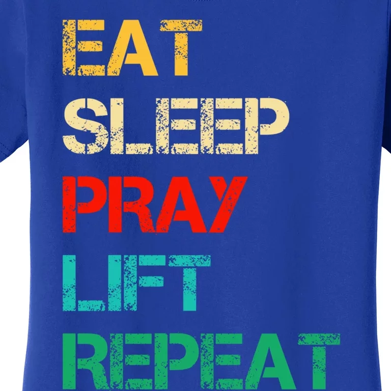 Christian Gym And Jesus Gym For Eat Sleep Pray Repeat Gift Women's T-Shirt