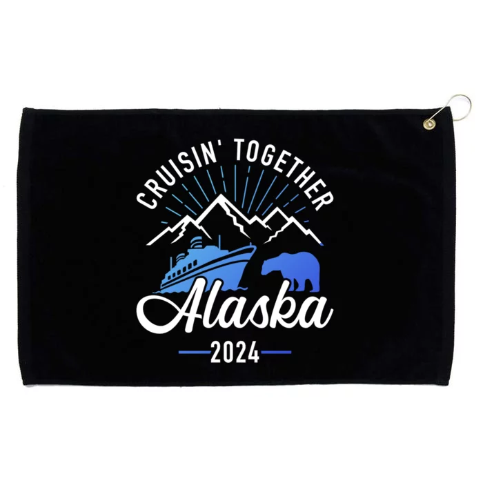 Cute Gift Alaska Cruise Family Vacation Grommeted Golf Towel