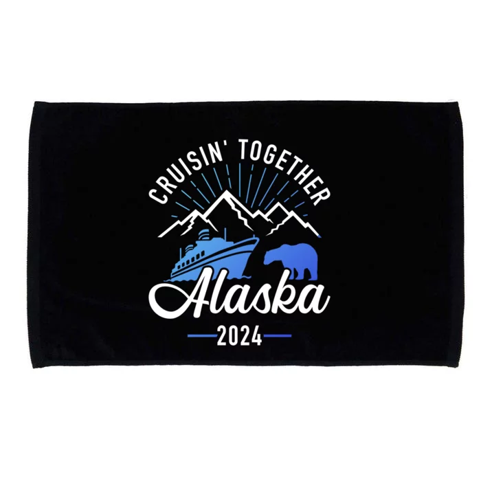 Cute Gift Alaska Cruise Family Vacation Microfiber Hand Towel