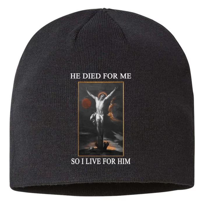 Christian Gospel And Bible Phrase For Our Lord Jesus 8 1/2in Sustainable Knit Beanie