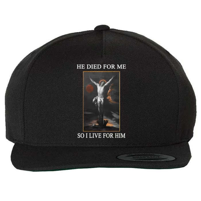 Christian Gospel And Bible Phrase For Our Lord Jesus Wool Snapback Cap