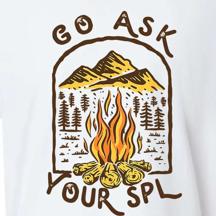 Camping Go Ask Your SPL Camper Gift Sueded Cloud Jersey T-Shirt