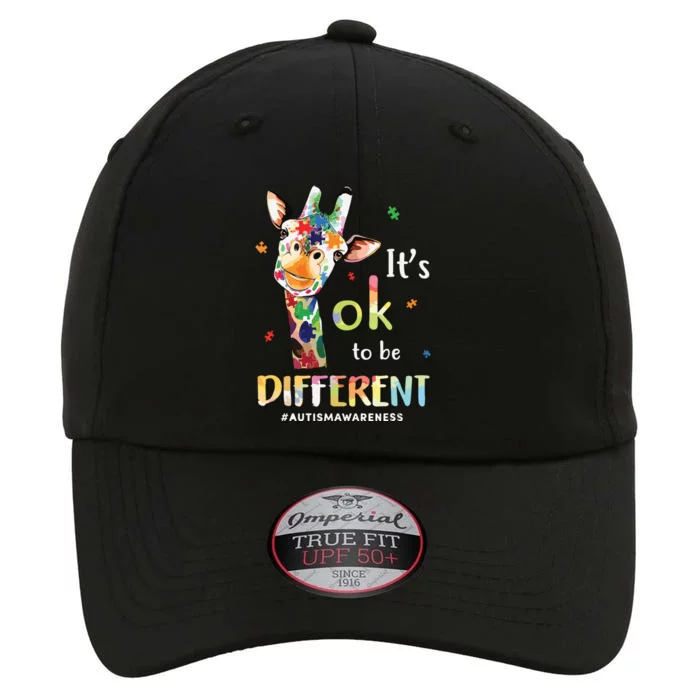 Cute Giraffe Animals Be Different Autism Awareness The Original Performance Cap