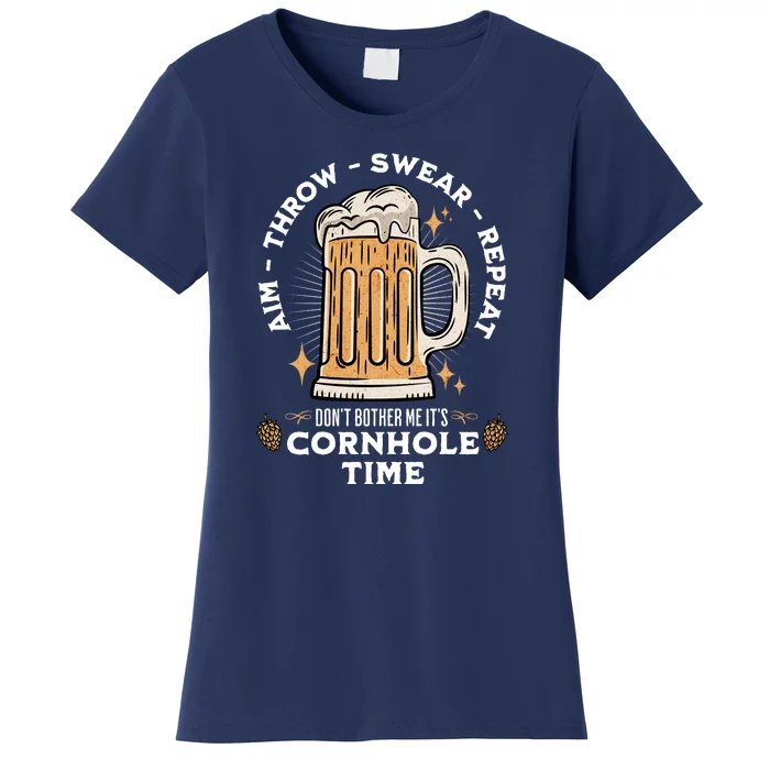 Cornhole Gift Aim Throw Swear Women's T-Shirt