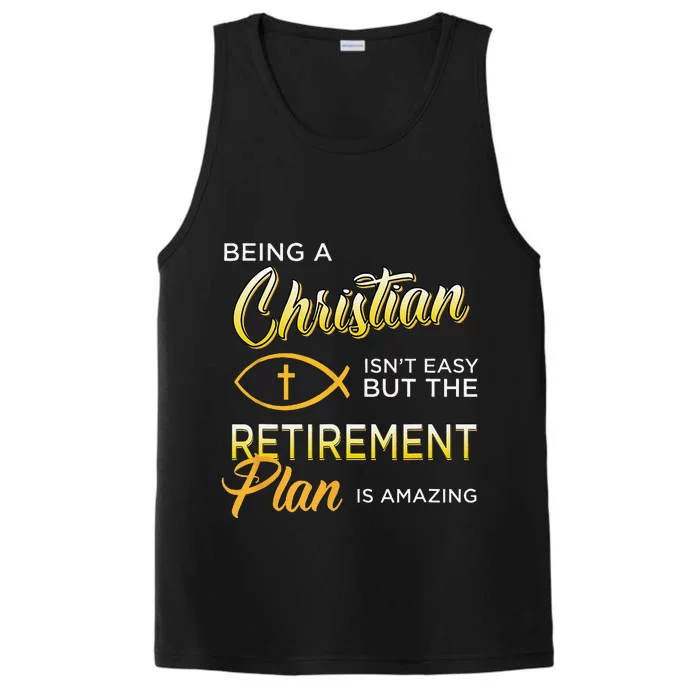 Christian Gospel And Bible Phrase For Our Lord Jesus Gift Performance Tank