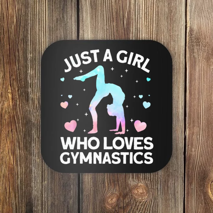 Cool Gymnastics Art For Women Girls Gymnastics Gymnast Coach Coaster