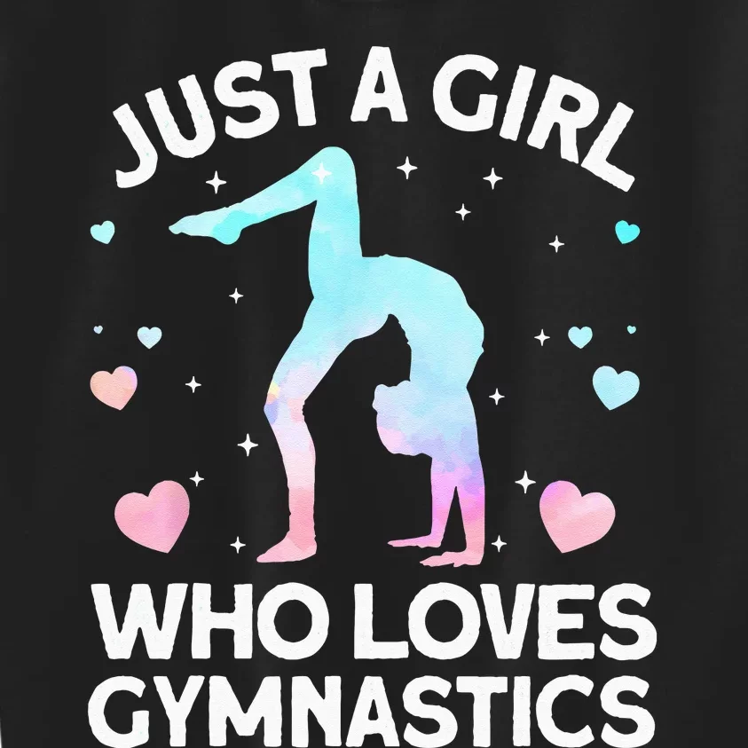 Cool Gymnastics Art For Women Girls Gymnastics Gymnast Coach Kids Sweatshirt