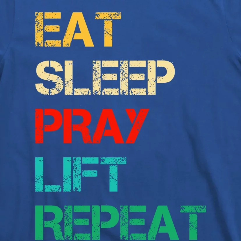 Christian Gym And Jesus Gym For Eat Sleep Pray Repeat Gift T-Shirt