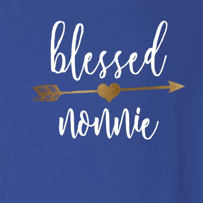 Cute Gold Arrow Blessed Nonnie Cool Gift Grandma Cool Gift Toddler Long Sleeve Shirt