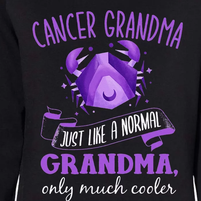 Cancer Grandma Astrology Horoscope Granny Zodiac Sign Womens California Wash Sweatshirt