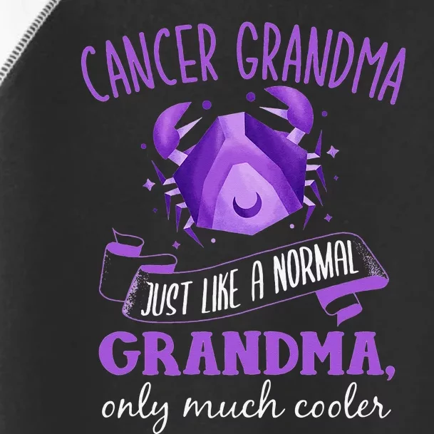 Cancer Grandma Astrology Horoscope Granny Zodiac Sign Toddler Fine Jersey T-Shirt