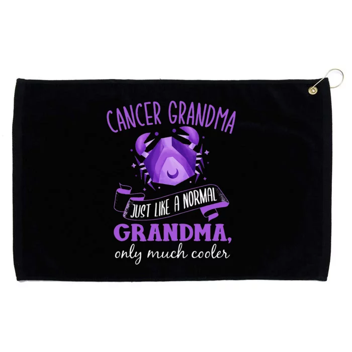 Cancer Grandma Astrology Horoscope Granny Zodiac Sign Grommeted Golf Towel