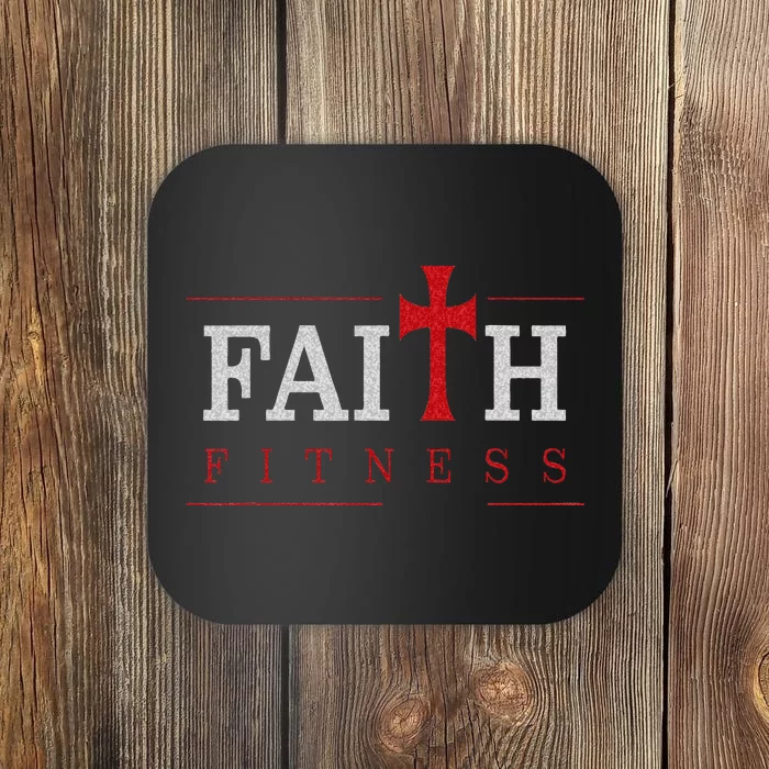 Christian Gym And Jesus Gym For Faith And Fitness Coaster