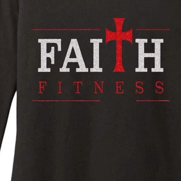 Christian Gym And Jesus Gym For Faith And Fitness Womens CVC Long Sleeve Shirt