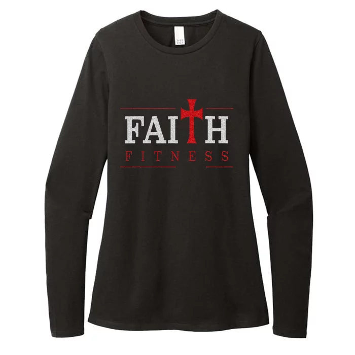 Christian Gym And Jesus Gym For Faith And Fitness Womens CVC Long Sleeve Shirt