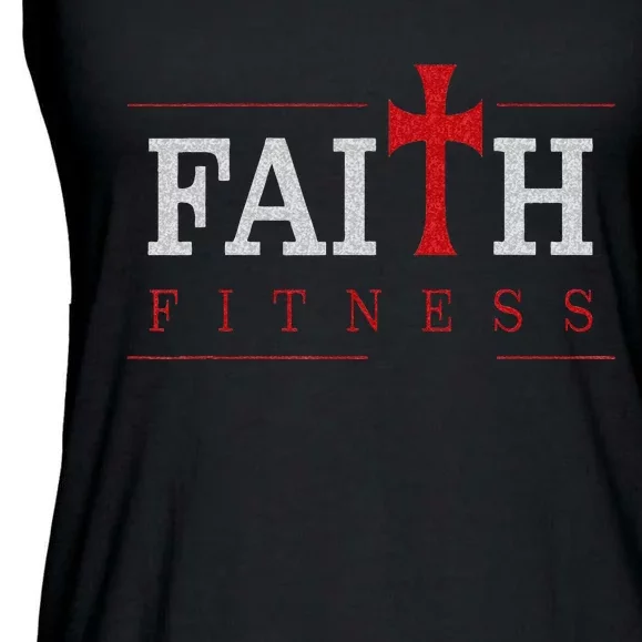 Christian Gym And Jesus Gym For Faith And Fitness Ladies Essential Flowy Tank