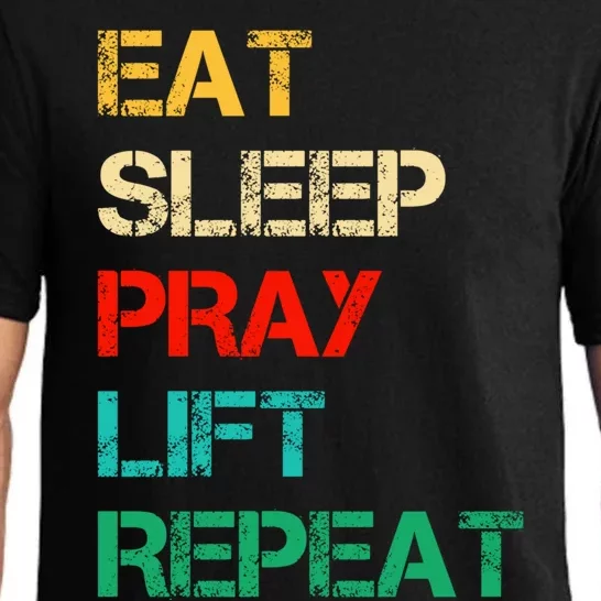 Christian Gym And Jesus Gym For Eat Sleep Pray Repeat Gift Pajama Set