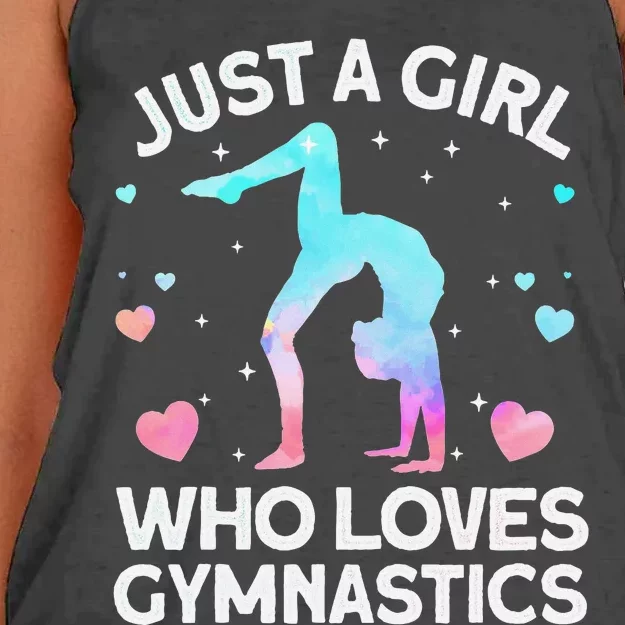 Cool Gymnastics Art Gymnastics Gymnast Coach Women's Knotted Racerback Tank