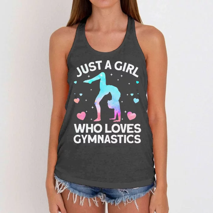 Cool Gymnastics Art Gymnastics Gymnast Coach Women's Knotted Racerback Tank