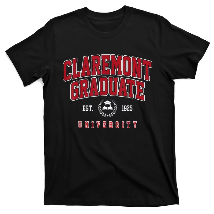 Claremont Graduate Arch Vintage Retro University T-Shirt