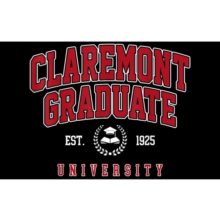 Claremont Graduate Arch Vintage Retro University Bumper Sticker