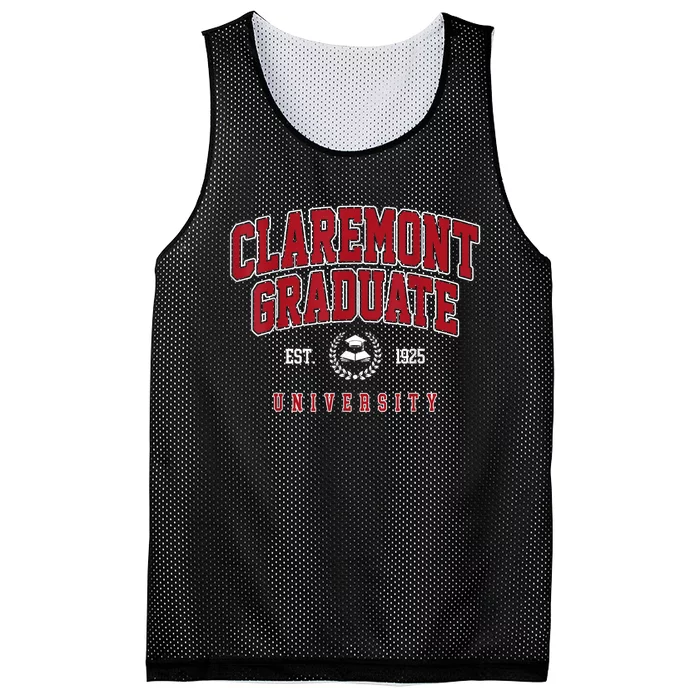 Claremont Graduate Arch Vintage Retro University Mesh Reversible Basketball Jersey Tank