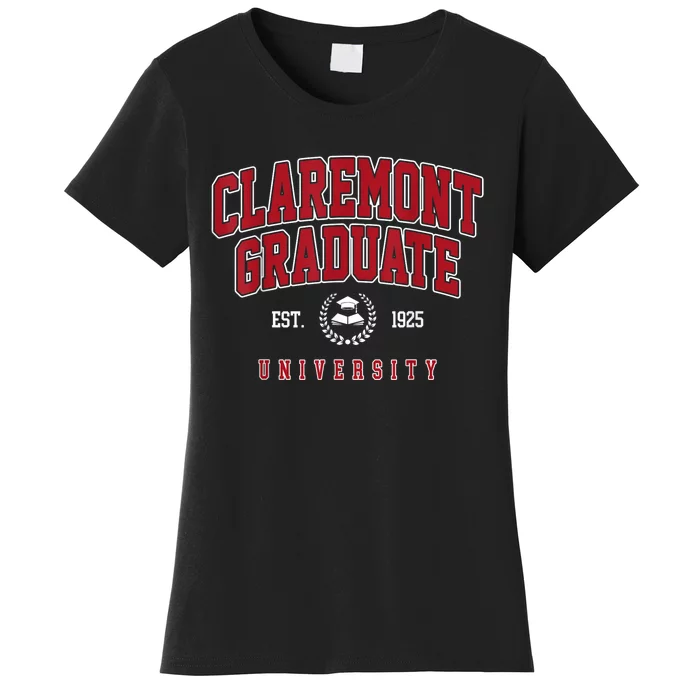 Claremont Graduate Arch Vintage Retro University Women's T-Shirt