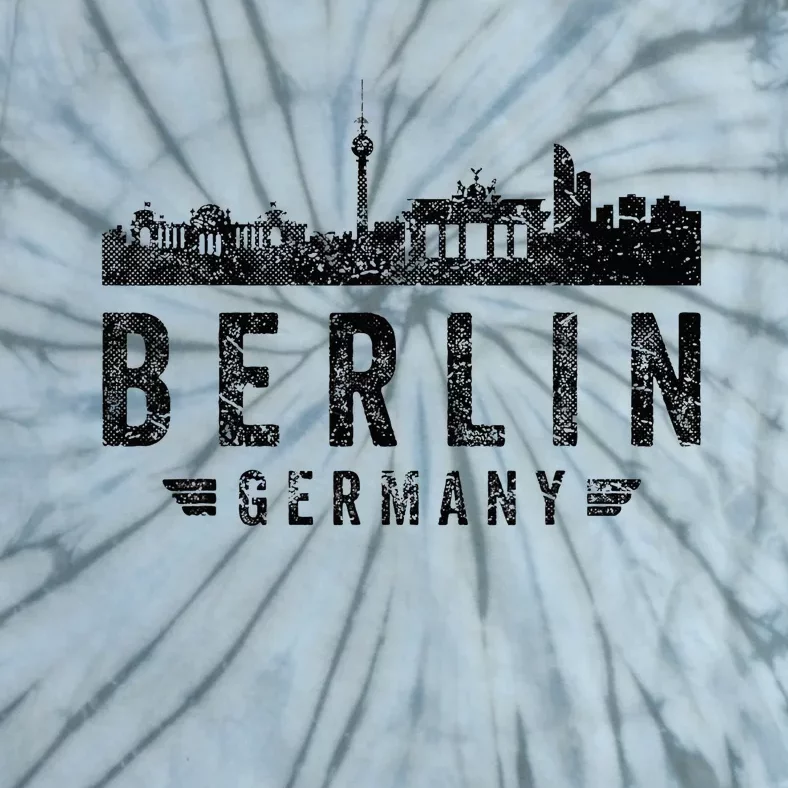 Capital Germany Berlin Souvenir Top Berlin Skyline Berlin Tie-Dye T-Shirt