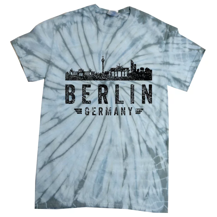 Capital Germany Berlin Souvenir Top Berlin Skyline Berlin Tie-Dye T-Shirt