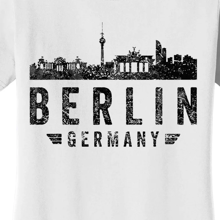 Capital Germany Berlin Souvenir Top Berlin Skyline Berlin Women's T-Shirt