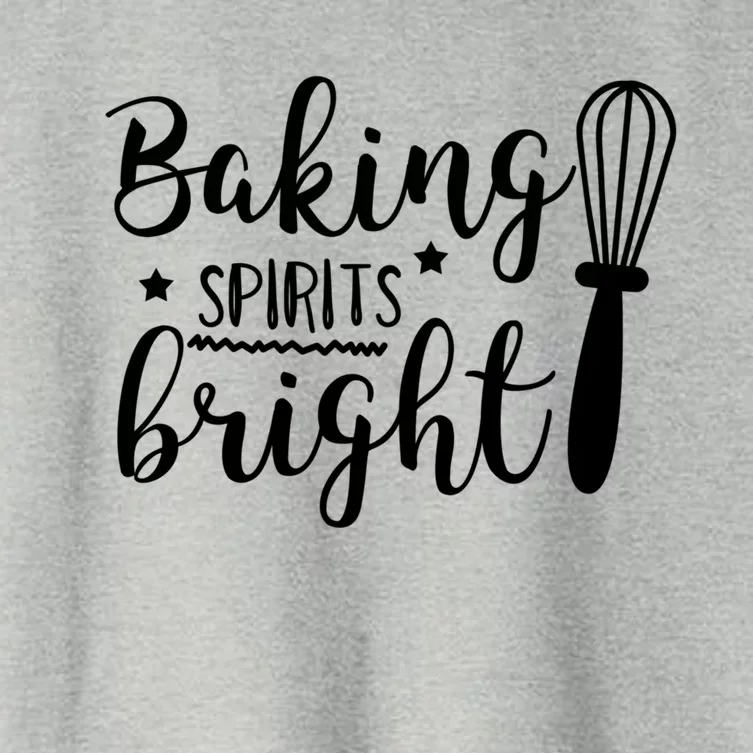 Christmas Gift Baking Spirits Bright Cute Christmas Gift Women's Crop Top Tee