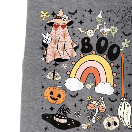 Cute Ghost Boo Halloween, Ghost Spooky Season, Halloween Tee Doggie 3-End Fleece Hoodie