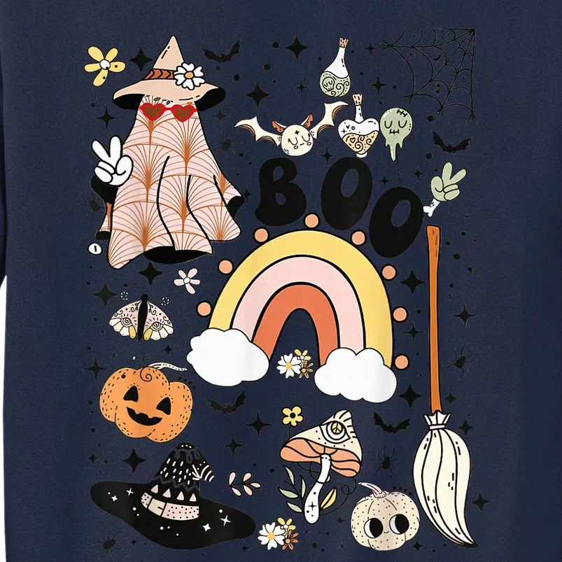 Cute Ghost Boo Halloween, Ghost Spooky Season, Halloween Tee Tall Sweatshirt