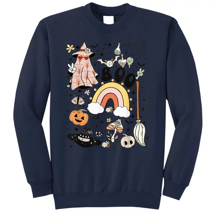 Cute Ghost Boo Halloween, Ghost Spooky Season, Halloween Tee Tall Sweatshirt