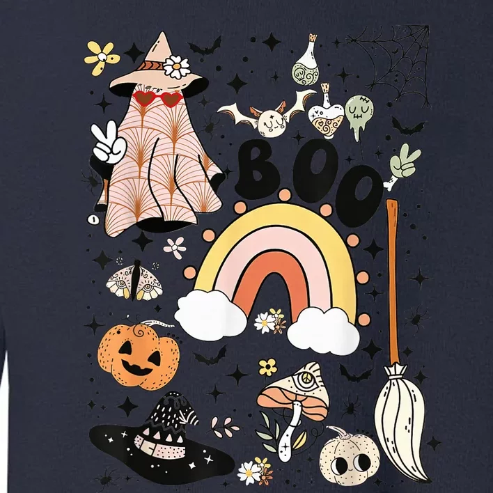 Cute Ghost Boo Halloween, Ghost Spooky Season, Halloween Tee Toddler Sweatshirt