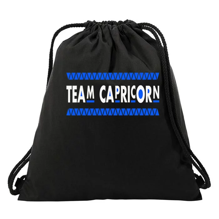 Capricorn Girls Black Queen Best January Birthday Gift Drawstring Bag