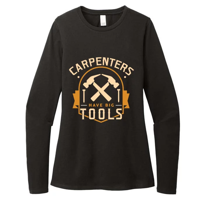 Carpenters Gift Big Tools Hammer Tees Dad Grandpa Funny Gift Great Gift Womens CVC Long Sleeve Shirt