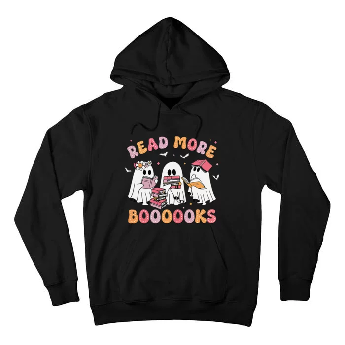 Cute Ghost Book Read More Books Funny Teachers Halloween Gift Tall Hoodie