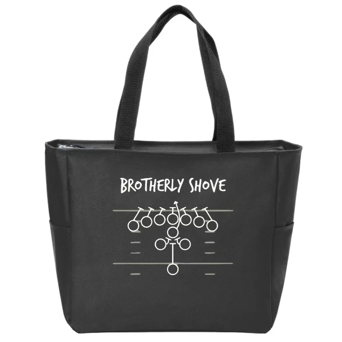 Connor Griffin Brotherly Shove Zip Tote Bag