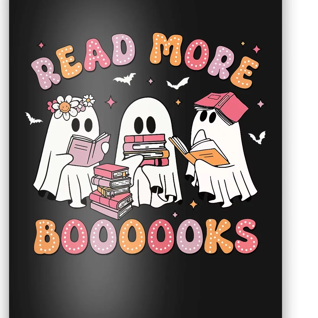 Cute Ghost Book Read More Books Funny Teachers Halloween Poster