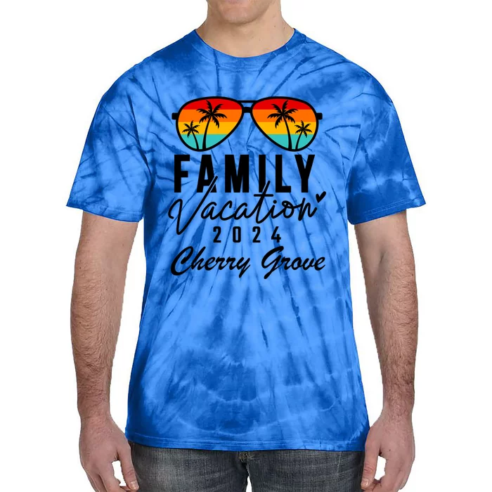 Cherry Grove Beach Family Vacation 2024 Cool Gift Tie-Dye T-Shirt