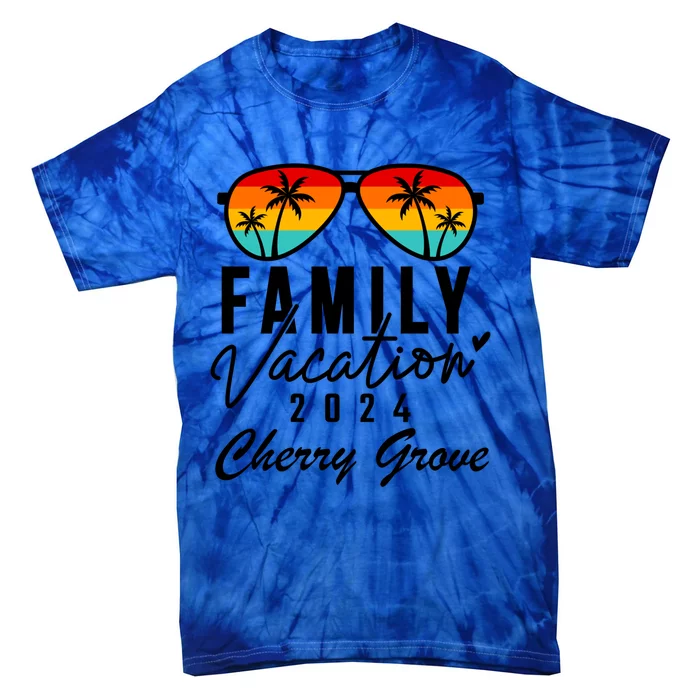 Cherry Grove Beach Family Vacation 2024 Cool Gift Tie-Dye T-Shirt