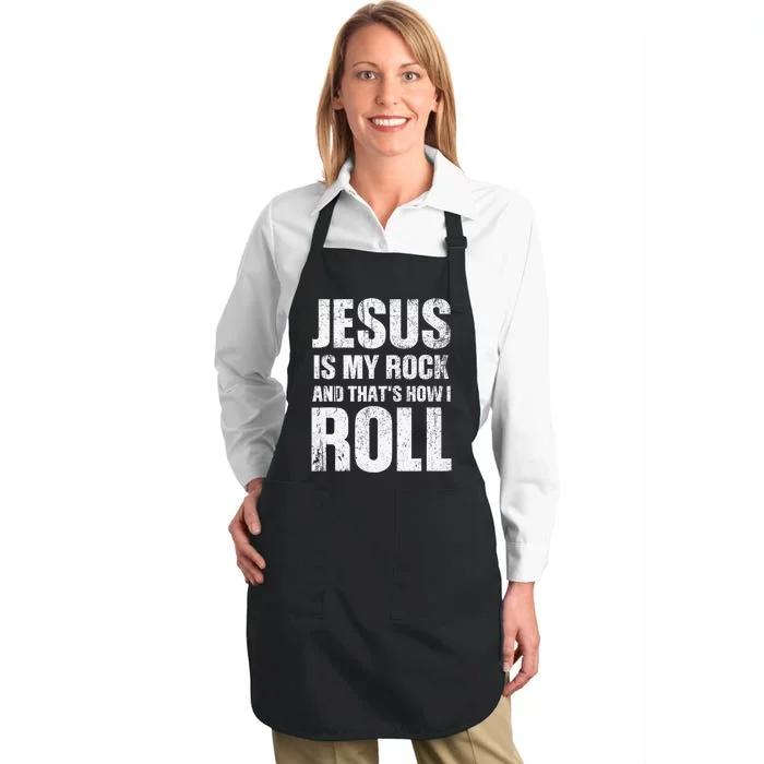 Christian God Bible Verses Full-Length Apron With Pocket