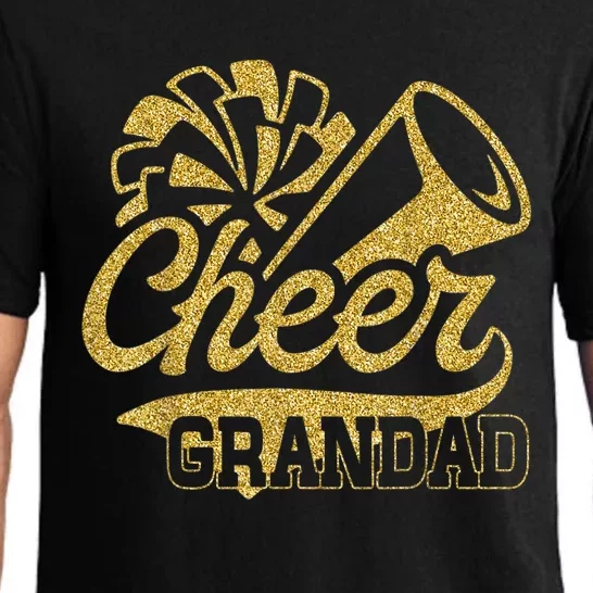 Cheer Grandad Biggest Fan Cheerleader Father's Day Pajama Set