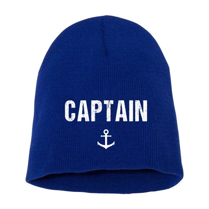 Captain Gift Boat Owner Novelty Gift Short Acrylic Beanie