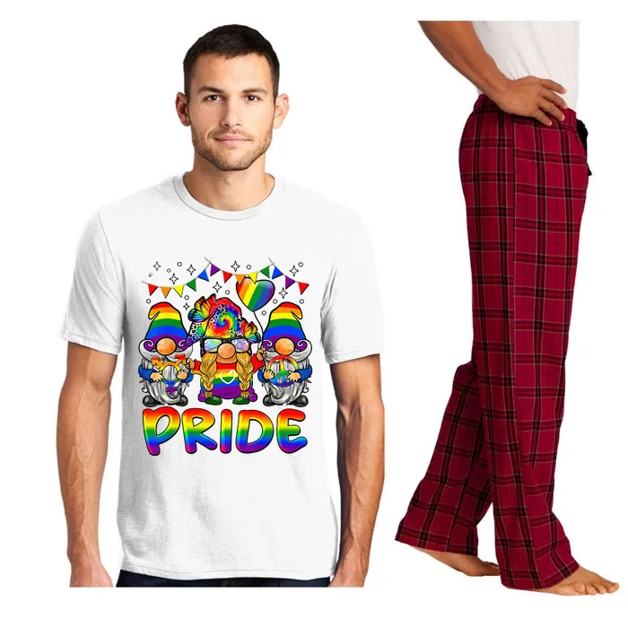 Cute Gay Bisexual Transsexual Gnomes LGBTQ Pride Ally Pajama Set