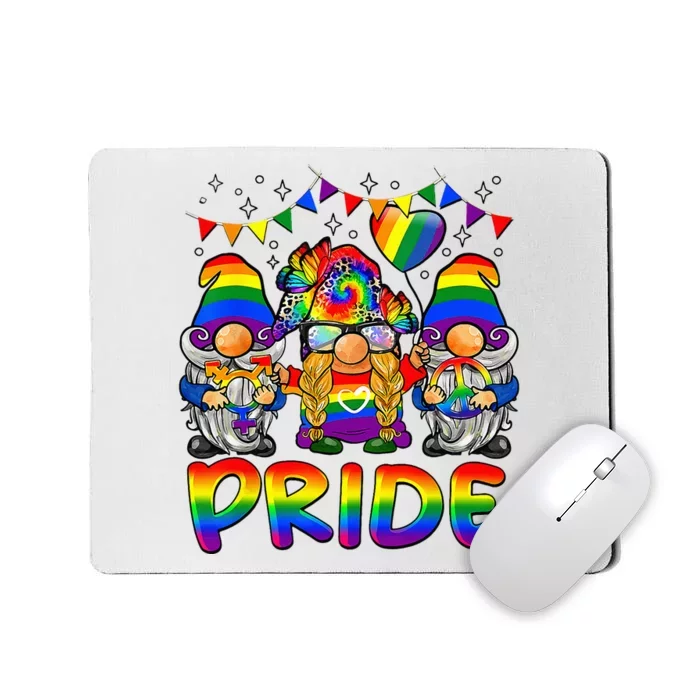 Cute Gay Bisexual Transsexual Gnomes LGBTQ Pride Ally Mousepad